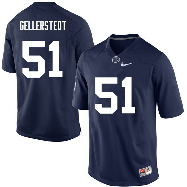 Men Penn State Nittany Lions #51 Alex Gellerstedt College Football Jerseys-Navy - Click Image to Close